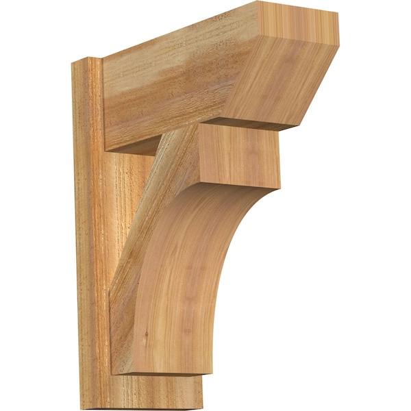 Ekena Millwork Westlake Slat Rough Sawn Outlooker, Western Red Cedar, 8"W x 18"D x 22"H OUT08X18X22WTL06RWR - main
